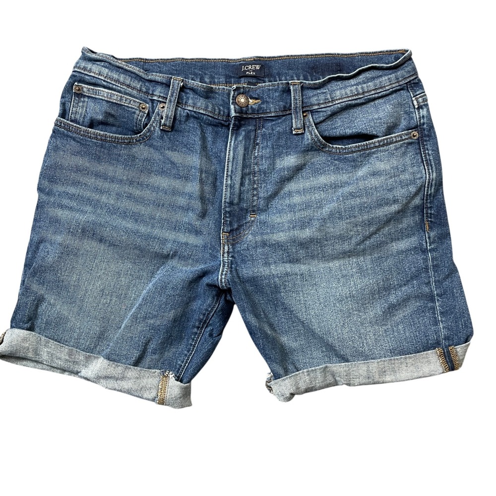 J Crew Flex Shorts 33/"30" Shorts Cut Offs Cotton‎ Blend